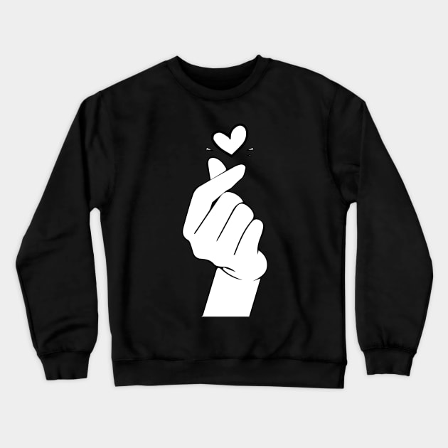 K-LOVE Hand Crewneck Sweatshirt by PepGuardi